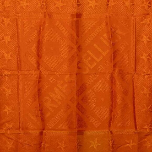 Hermes Silk Star Pattern Scarf - Picture 2 of 3